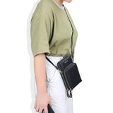 Lovemi - Umhängetasche mit großem Fassungsvermögen für Damen, modische Handytasche mit Reißverschluss