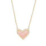 Collier en forme de cœur réglable en forme de cœur de pêche, chaîne de clavicule en pierre naturelle, collier d'amour pour femmes, saint valentin