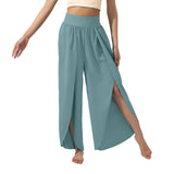 Lovemi - Modische, schlankmachende Yogahose mit Schlitz und hoher Taille für Damen