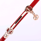 Lovemi – Mode-Damenuhr mit dünnem Gürtel. Lässige Drei-Ring-Armbanduhr. Damenmode-Quarzuhr