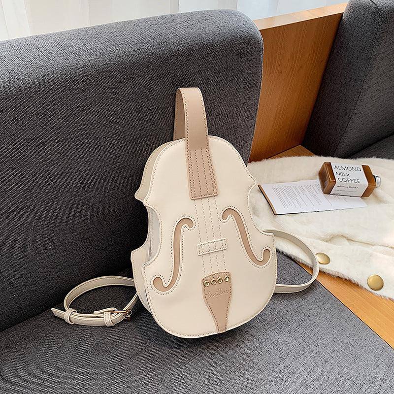 Lovemi - Damen-Rucksack im College-Stil mit Retro-Geige