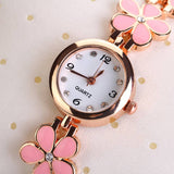 Lovemi - Lvpai Luxus Casual Fashion Armbanduhr Blumenarmband Armbanduhr Kleid Eleganz Quarzuhr für Frauen Geschenkuhr