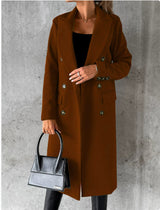 Chic Double-Breasted Pocket Blazer