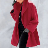 Cozy Multi-Color Woolen Sweater Coat