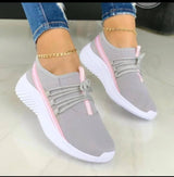 Lovemi - Gestreifte Sneakers für Damen, Sportschuhe