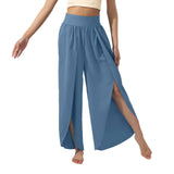 Lovemi - Modische, schlankmachende Yogahose mit Schlitz und hoher Taille für Damen