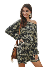 Lovemi - Frühlingsmode Europäische und amerikanische Camouflage-Freizeit-Einteiler-Shorts