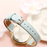 Haute qualité mode bracelet en cuir or Rose femmes montre décontracté amour coeur Quartz montre-bracelet femmes robe dames montres de luxe