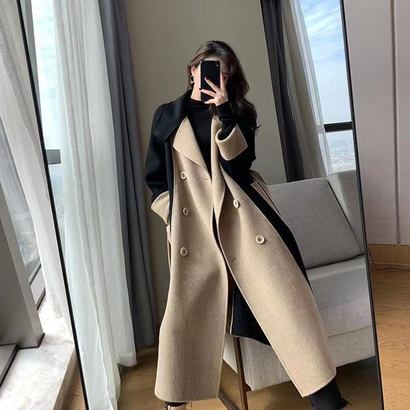 Double-Sided Fleece Wool Coat