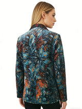 Printed Casual Suit Jacket