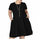 Lovemi - Große Größe 9XL 2022 Sommerkleid für dicke MOM-Frauen Lockere Kleidung für Damen in Übergröße 9XL-Kleider Vestidos Ausverkauf