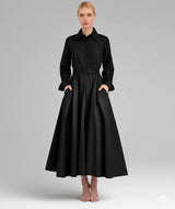 Lockeres Kleid Frauen Elastische Hohe Taille Dünnes Temperament zeigen