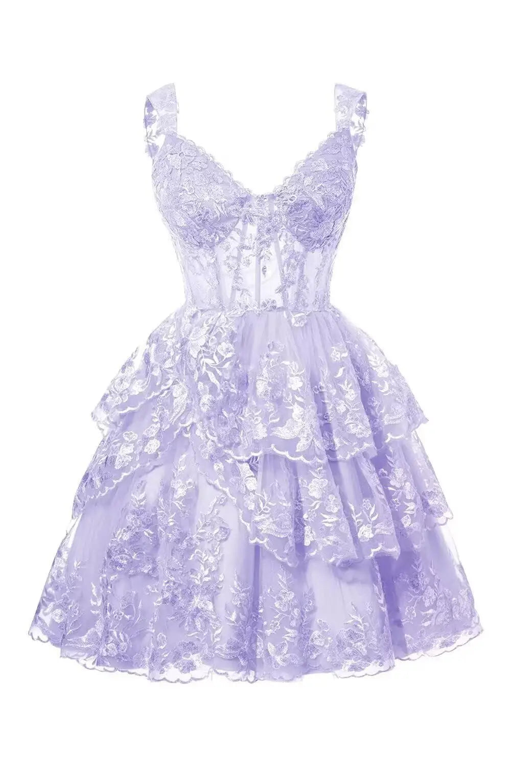 Sparkly Lace Off-Shoulder Dress