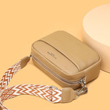 Lovemi - Modische Umhängetaschen mit Rautenstickerei, breitem Schultergurt, süße kleine quadratische Tasche für Damen