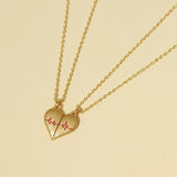 Lovemi – Heartbeat magnetische Herz-Halskette, Liebespaar-Schmuck