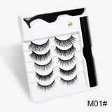 A Pair Of False Eyelashes With Magnets In Fashion-5pcM01-26