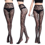 Base Stockings Semi-permeable Lace Sexy Polyester Stockings-F-6