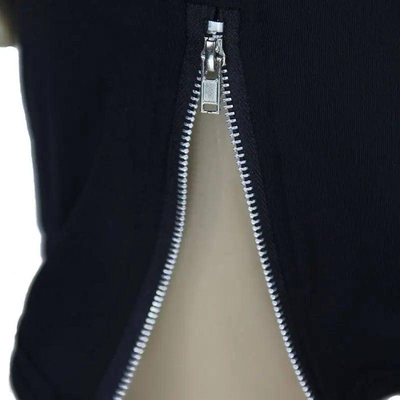 LOVEMI - Lovemi - Black and white long sleeve bottoming skirt