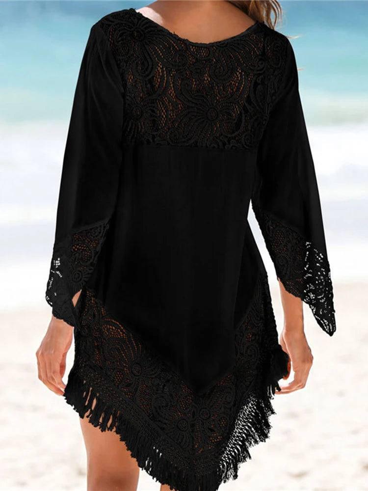 Boho Chic Beach Tunic: Stylish Summer Cover-Up-3