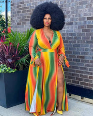 Bold Afro Hairstyles & Vibrant Maxi Dresses-3