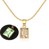 Chic Alphabet Initial Pendants: Elegant Jewelry Gifts-C-13