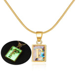 Chic Alphabet Initial Pendants: Elegant Jewelry Gifts-F-15