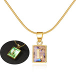 Chic Alphabet Initial Pendants: Elegant Jewelry Gifts-L-20
