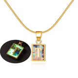 Chic Alphabet Initial Pendants: Elegant Jewelry Gifts-T-27