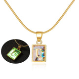 Chic Alphabet Initial Pendants: Elegant Jewelry Gifts-U-28