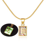 Chic Alphabet Initial Pendants: Elegant Jewelry Gifts-E-7