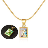 Chic Alphabet Initial Pendants: Elegant Jewelry Gifts-Z-8