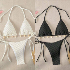 Chic Beaded Bikini Sets | Trendy Swimwear Essentials-1
