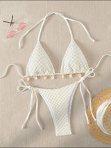 Chic Beaded Bikini Sets | Trendy Swimwear Essentials-Milky White-6