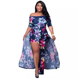 Chic Plus Size Floral Maxi Dress Styles-1