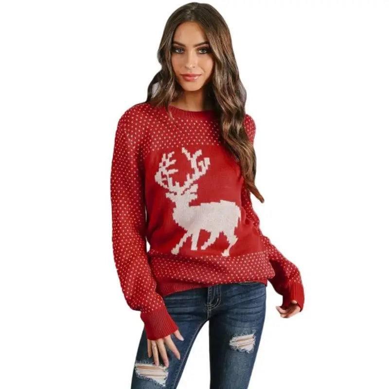 Christmas Pullover Knitted Sweater-3
