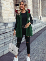 Christmas Style Buckle-free Double-sided Velvet Coat-3