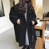 LOVEMI Coats black / L Lovemi -  Long coat in woolen coat