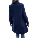 LOVEMI  Coats Lovemi -  Long Sleeve Loose Tweed Jacket