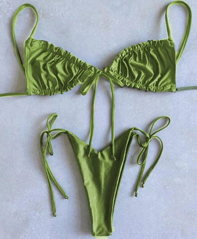 Colorful Beachwear Bikini: Seaside Glam-DY05-24