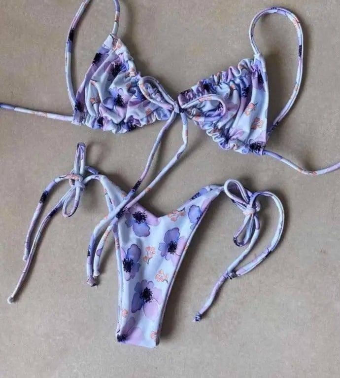 Colorful Beachwear Bikini: Seaside Glam-DY22-31