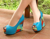 Colorful Wedge Heels: Elevate Your Style and Comfort-2