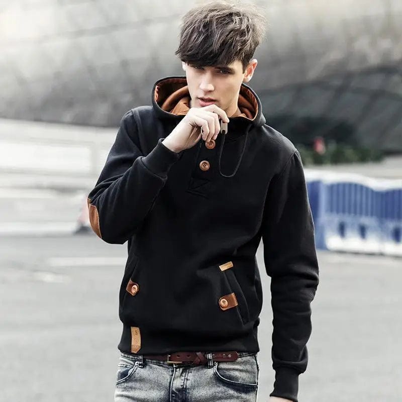 LOVEMI Costumes et Blazer black / 3XL Lovemi -  Solid color hoodie hooded sweater coat