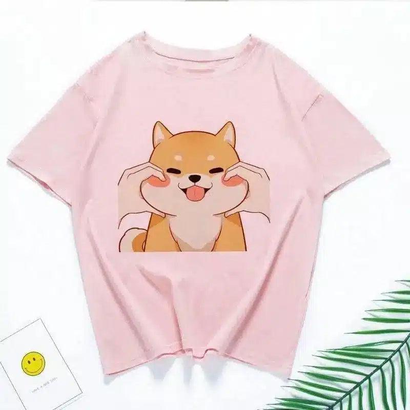 LOVEMI - Lovemi - Cute Shiba Inu print male and female couple