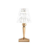 Diamond Crystal Rechargeable Decorative Table Lamp-Rosegoldplated-3