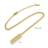 Elegant Crystal Bar Necklaces in Gold & Silver-2