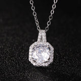 Elegant Diamond Pendant: Timeless Elegance & Sparkle-1