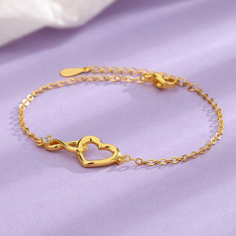 Elegant Heart Charm Bracelets for Women-3