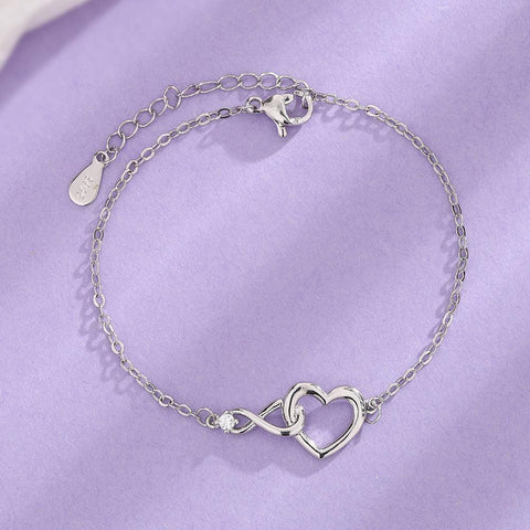 Elegant Heart Charm Bracelets for Women-4