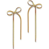 Elegant Long Drop Earrings for Evening Wear-KC Gold-2