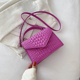 Elegant Simple And Fashionable Handbag-Purple-5